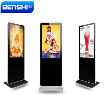 multi-points all in one pc capacitive vertical digital signage touch screen kiosk for advertising player